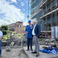 Hoogste punt viering Merwehoofd Papendrecht2