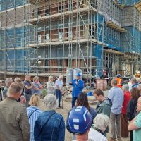 Hoogste punt viering Merwehoofd Papendrecht7